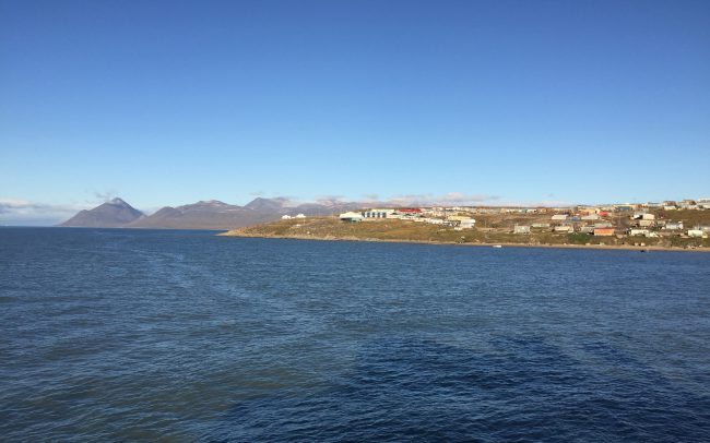 Arriving at Pond Inlet (Baffin Island)